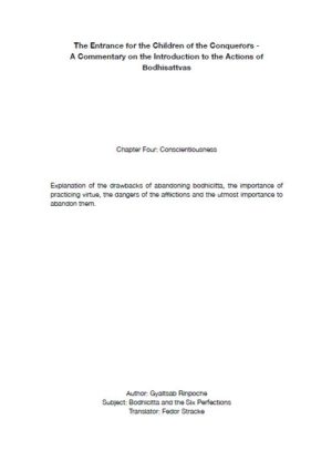 HappyMonksPublication - Bodhisattvacharyavatara Chapter 4 - front