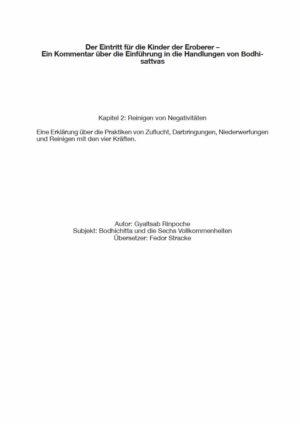 HappyMonksPublication - Bodhisattvacharyavatara Kapitel 2 - front