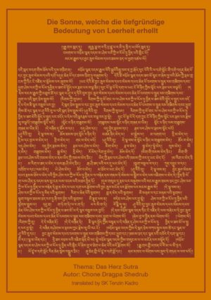 HappyMonksPublication - Die Sonne welche die tiefgründige Bedeutung von Leerheit erhellt - front
