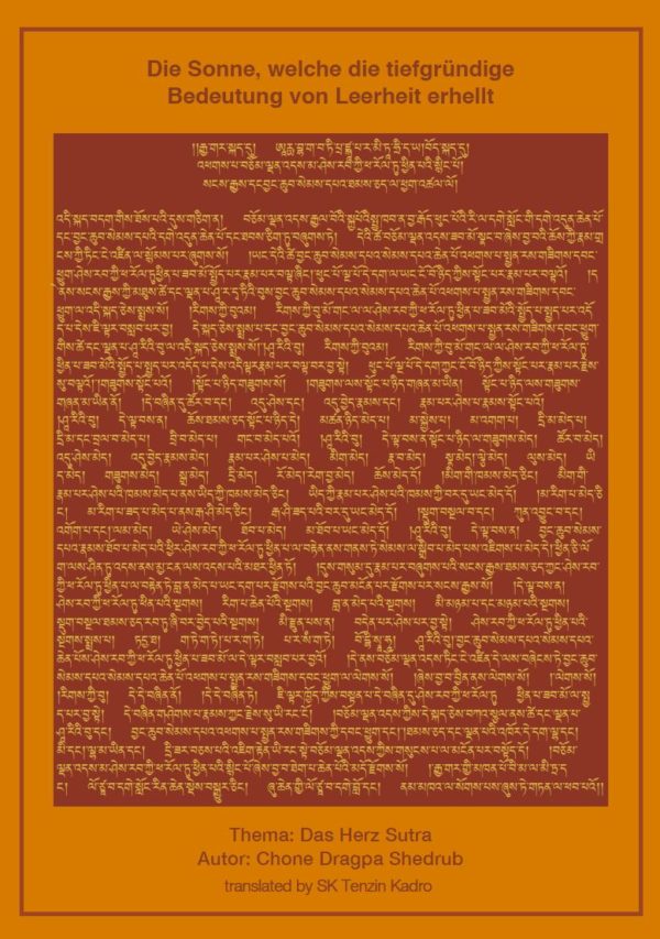 HappyMonksPublication - Die Sonne welche die tiefgründige Bedeutung von Leerheit erhellt - front